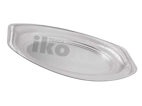 Alu oval, 546x349x27mm, 2285ml, 60/1, VL-3D