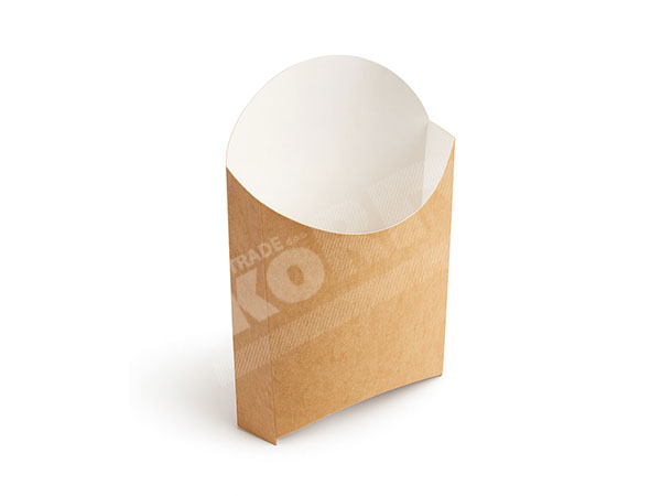 Kraft posuda za pommes, smeđa, 105x50x110, 1000/1