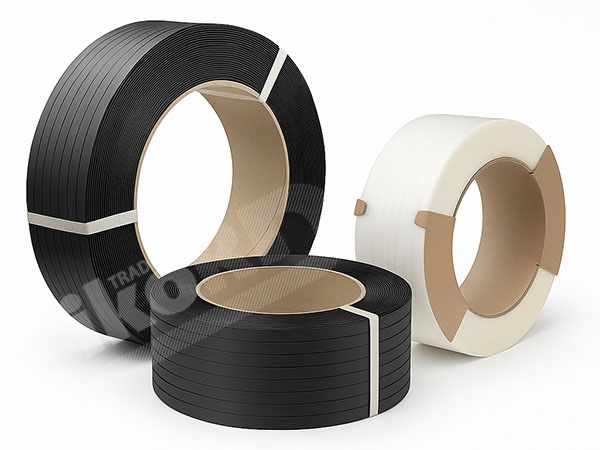 PP traka za vezanje, 15×0,70mm, 1800m, fi400mm, crna